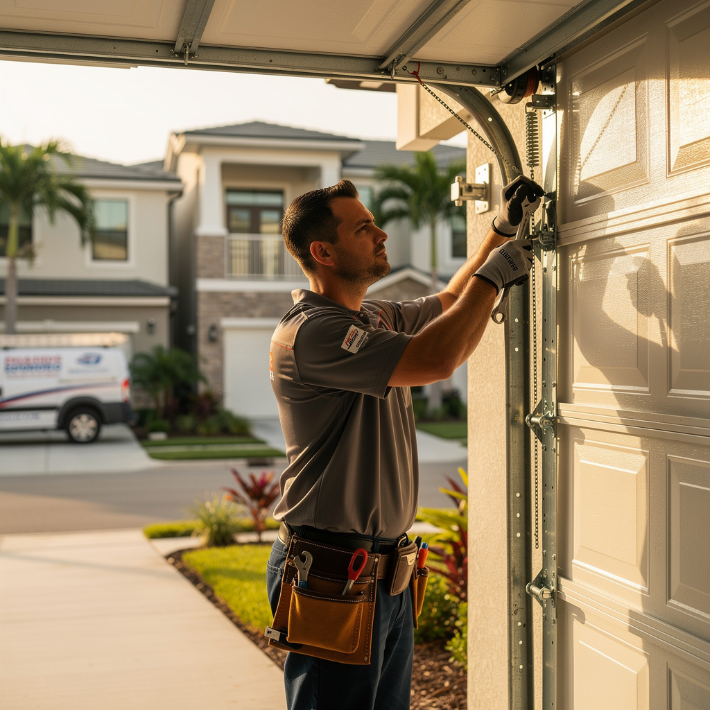 Garage door repair in Midtown Plantation, Plantation FL