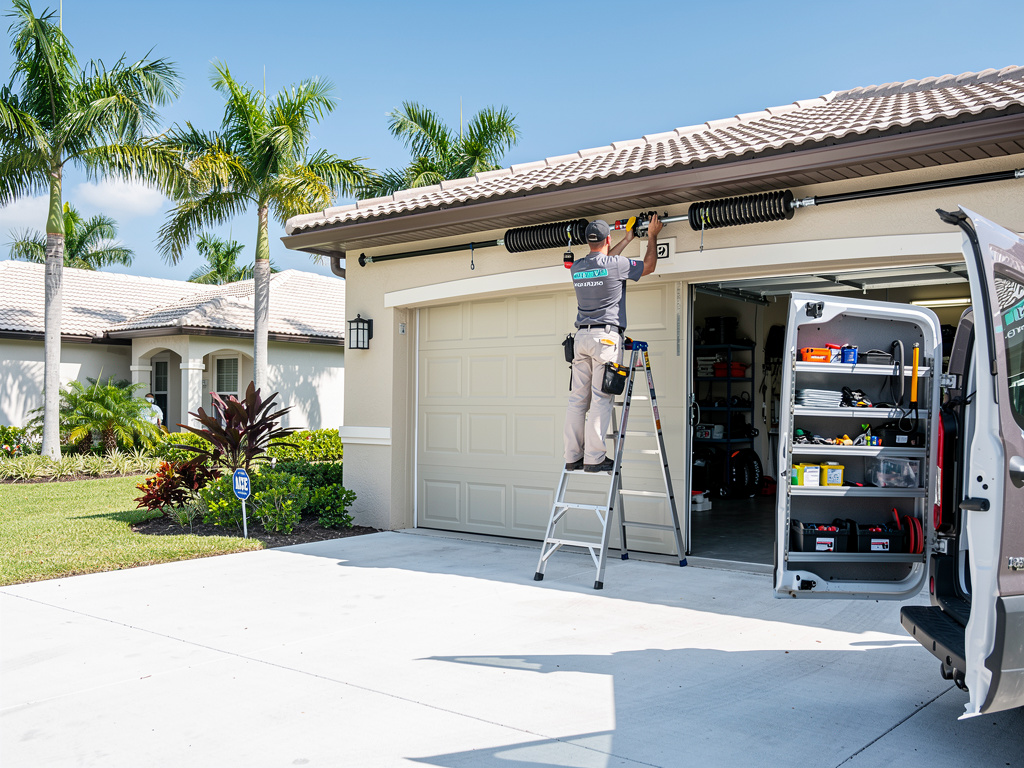 How to Identify and Repair Torsion and Extension Springs in Plantation, FL