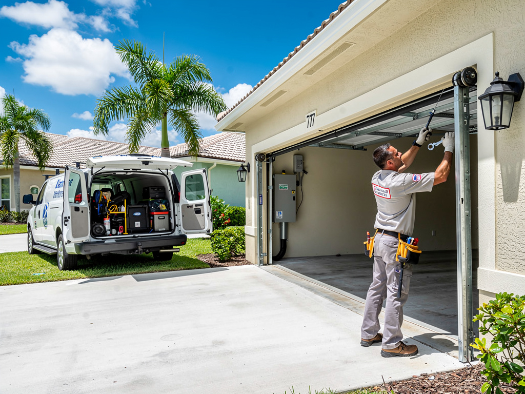 Troubleshooting and Fixing Off-Track Garage Doors in Plantation, FL