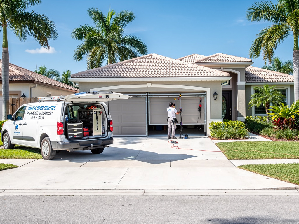 Cost Comparison of Garage Door Repairs and Replacements in Plantation, FL