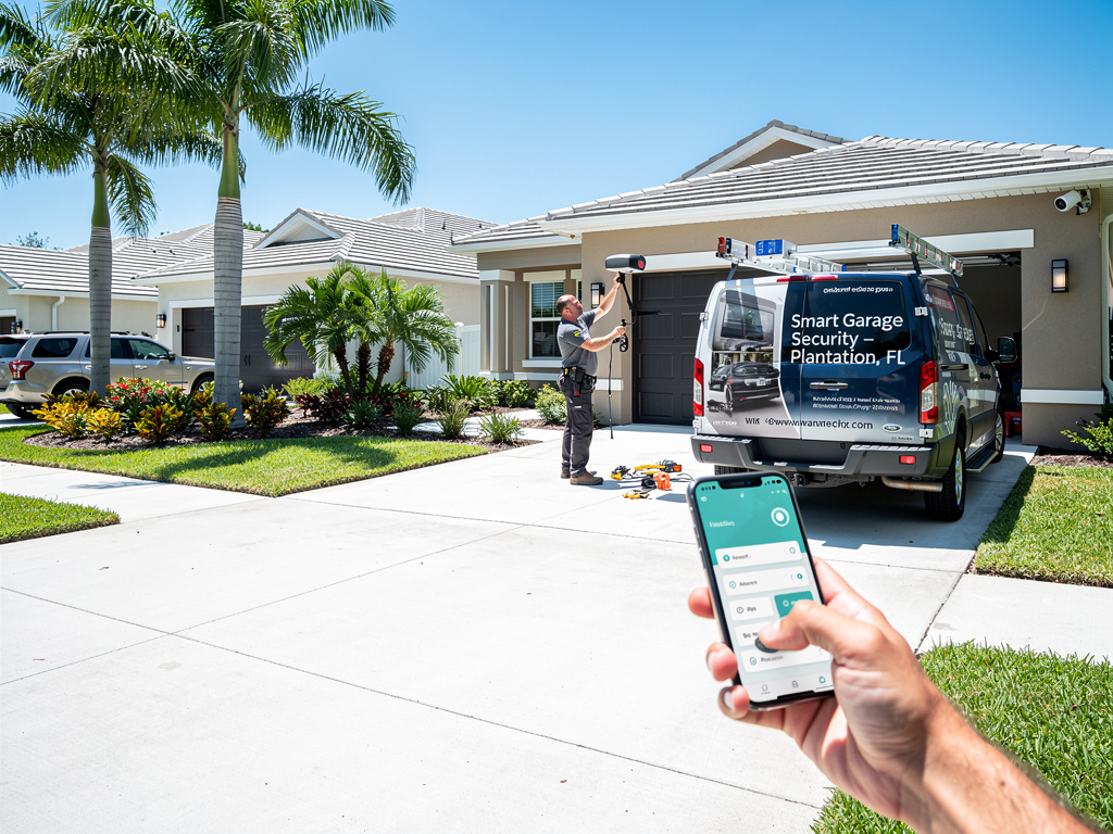 How Smart Home Integration Affects Garage Door Security in Plantation, FL