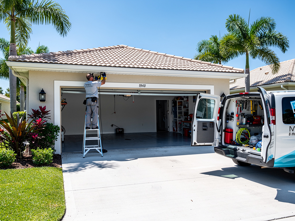 DIY Garage Door Spring Repair Danger in Plantation, FL: Why You Should Think Twice