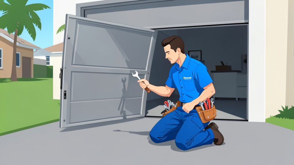 How much does garage door repair cost in Plantation FL?