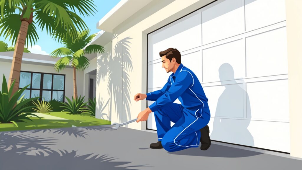 What a Fair Garage Door Repair Cost Looks Like in Plantation, FL